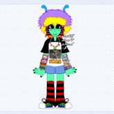 My Oc I Made On Scratch With My Mouse!!
