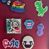 Little Bit Of My Perler Wall!