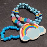 Rainbow Eraser Necklace