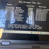 OREGON TOP TEN!!