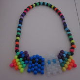 Rainbow Pacman Necklace