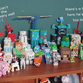 All The 3D Minecraft Perlers I've Made So Far!!!