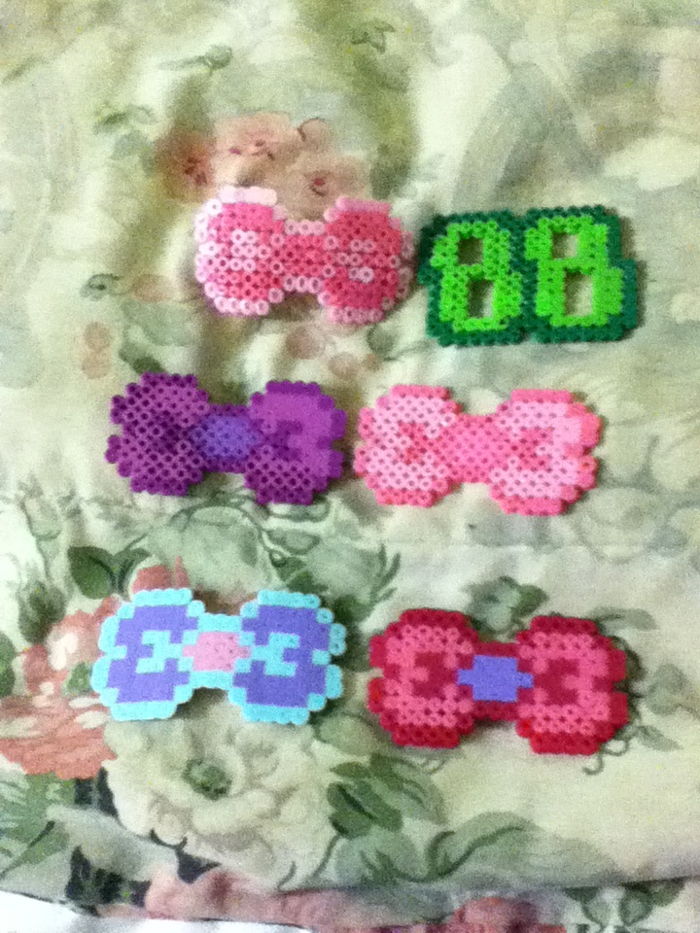 Hello kitty bows and 88 perler by Liliarayneleon - Kandi Photos on ...