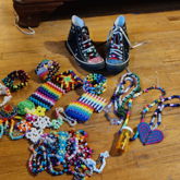 My Whole Kandi Collection (plus A Guest Appearance, My Custom Chucks X3)