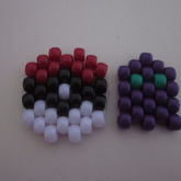 Pokeball And Purple/green Pacman Ghost