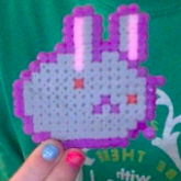 Dust Bunny Omori Perler