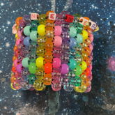 Rainbow Multi Stitch Cuff :3