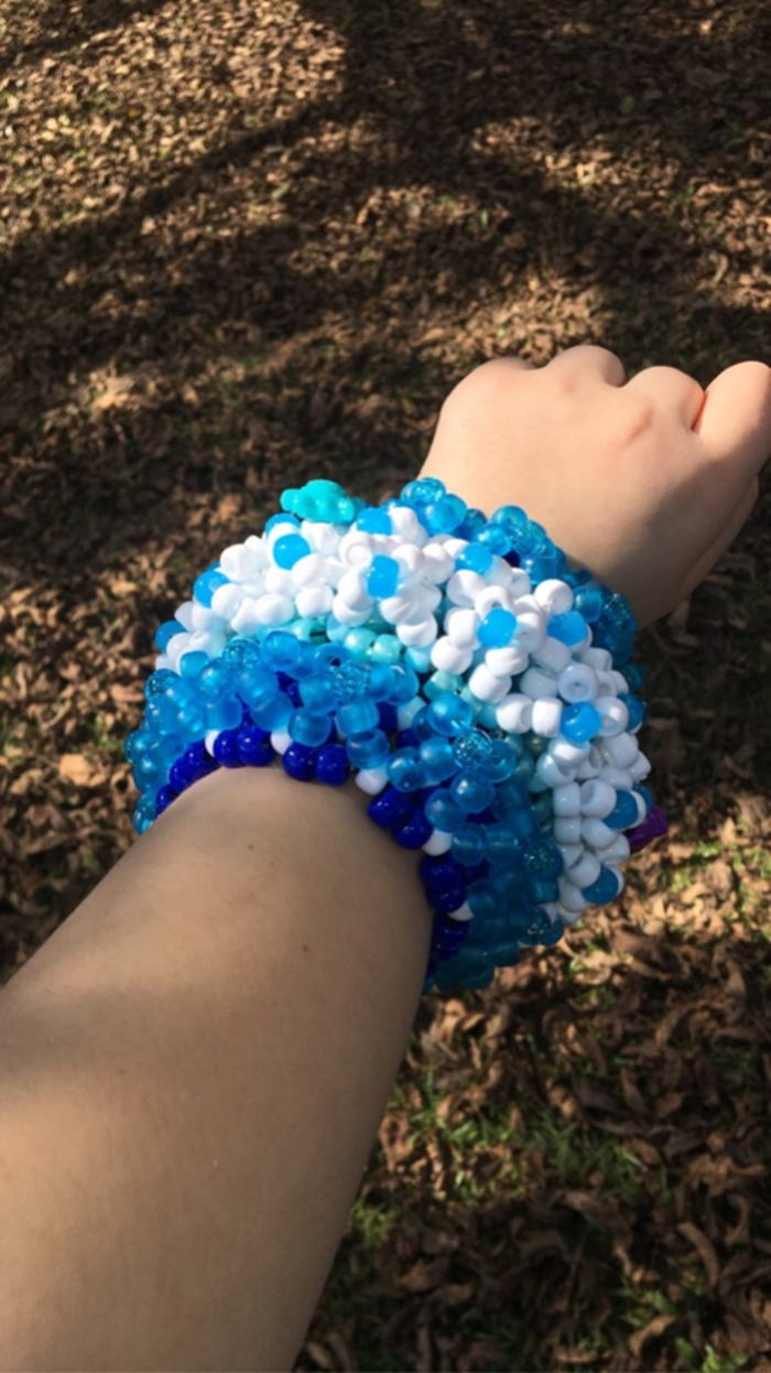 Ocean Themed Rotating Cuff by Yourintoasnail Kandi Photos on Kandi