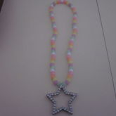 Metal Star Glow In The Dark Necklace