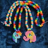Rainbowdash And Fluttershy Necklaces