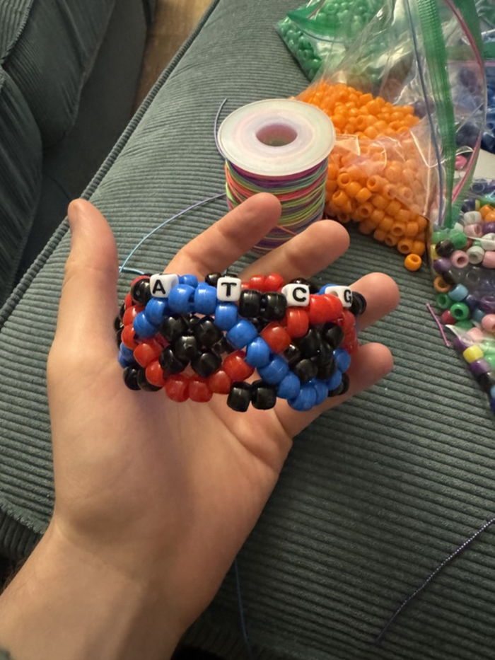 ATCG DNA X CUFF by jkr389 - Kandi Photos on Kandi Patterns