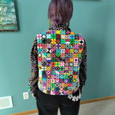 The Back Of A Kandi Vest That I Just Finished.