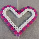 Perler Bead Heart 