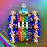 Shy Guy Rainbow Road Cuff