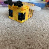 3d Minecraft Bee