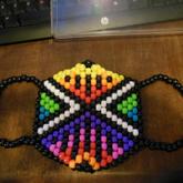 Trippy Rainbow Mask