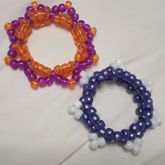 Mandala Cuff And Spike Cuff I Made When I First Started!!