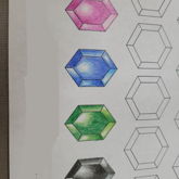 Colored/shaded Gems