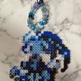 Shadow Milk Cookie Perler Bead Keychain !