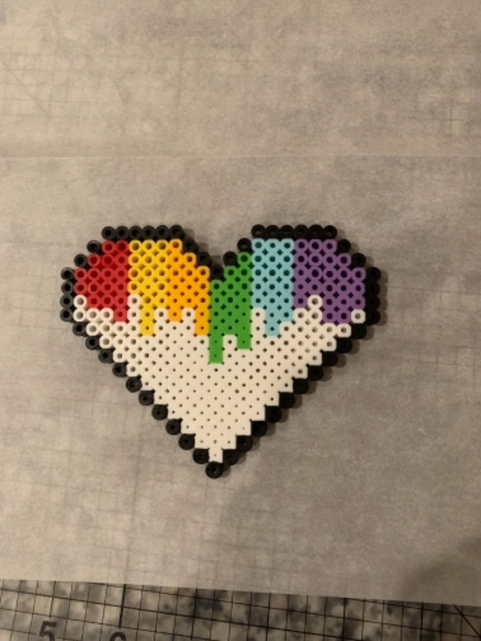 Melting rainbow heart by JaimieLyn - Kandi Photos on Kandi Patterns