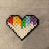 Melting Rainbow Heart