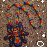 Rainbow Spider Necklace