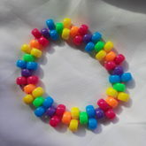 Tiny Rainbow Multi-stitch Cuff