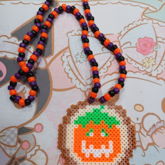 Pumpkin Cookie Necklace!