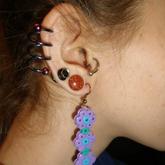 Daisy Chain Fuse Bead Earrings
