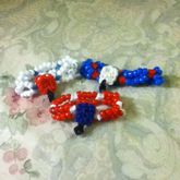 Fourth Of July Loom Band Popsicle Charm Doubles 