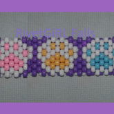 Pastel Pawprints Kandi Cuff Bracelet Made By RivetGiRL Falls