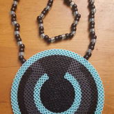 Tron Identidy Disk Perler Necklace