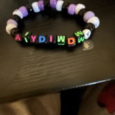 I Ran Out Of Ys In My Letter Beads And Had To Use A Different One :(