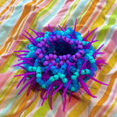 Purple 3D Worm Cuff