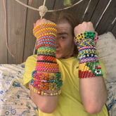 My Brother Wanted To Model All My Kandi For Me So Here You Go Haha