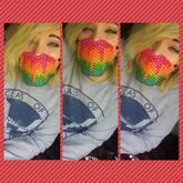 Melting Rainbow Mask