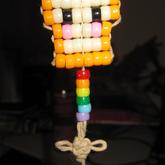 Toast Medallion With Rainbow Trail And Luck Knots! 