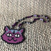 Pastel Goth Cat Necklace