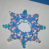 Baby Blue And Pink Pacifier 3D Cuff