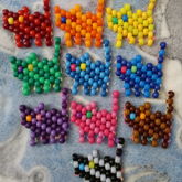 Stripe cats!! by Cujocatcat - Kandi Photos on Kandi Patterns