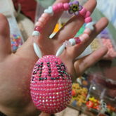 Bedazzled Easter Egg Single