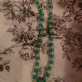 Green Mushroom Necklace