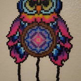 Owl Dream Catcher Perler
