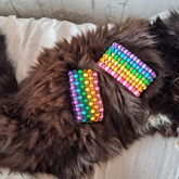 Set Of Rainbow Bracelets That I Made