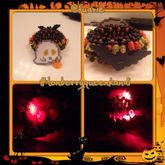 Halloween Cuff With Perlers And Lights
