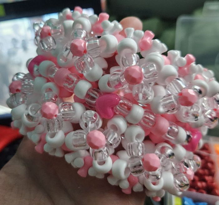 Pink Mini Rotator Cuff by ttwaddle - Kandi Photos on Kandi Patterns