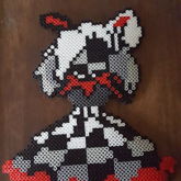Creepy Jester Alice Bunny Perler