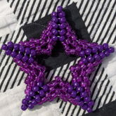 Purple Peyote Star!