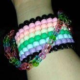 Rainbow Cuff With Rainbow Chain!