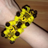 Yellow And Black Plane Mini Rotator Cuff 